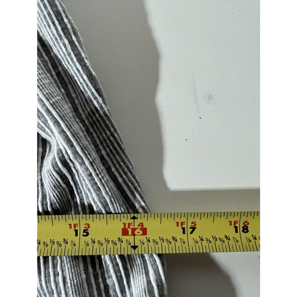 Caution To the Wind Anthropologie Jumpsuit Womens Medium Gray White Stretch - Picture 6 of 7